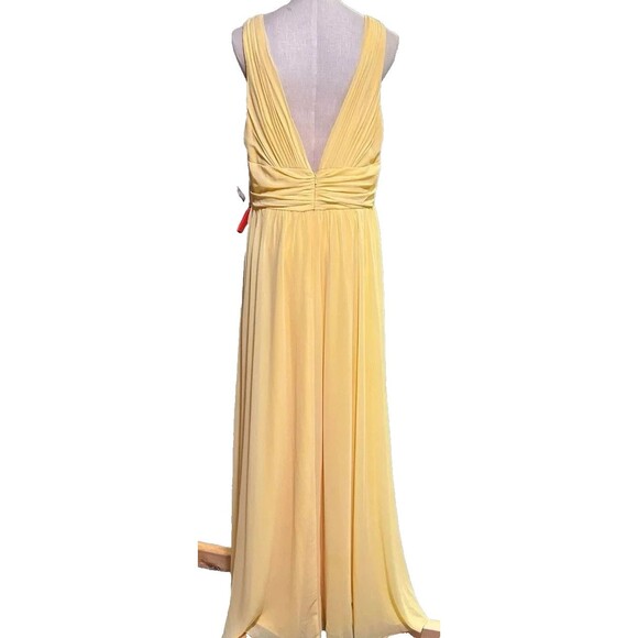 Mac Duggal Women's‎ Yellow Buttercup Chiffon Evening Dress Gown Size 20 55793 - Picture 5 of 6